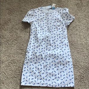NWT Draper James Floral Denim Shift Dress sz 4